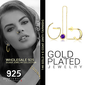 Wholesale 14K GOLD Plated Silver Jewelry