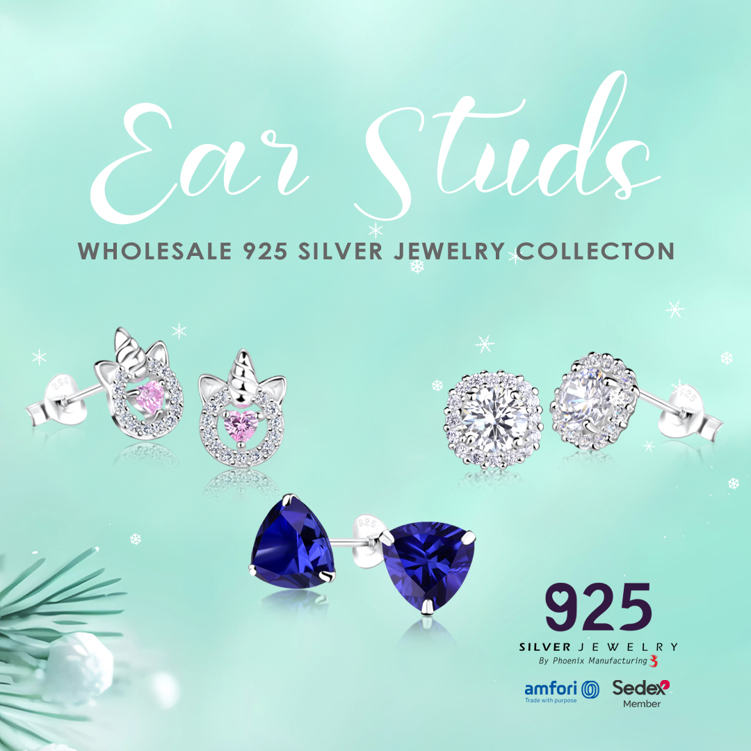 Wholesale 925 Silver Ear Studs 