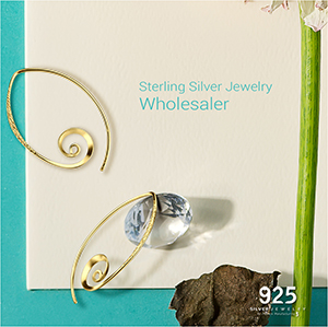 Wholesale 925 Silver Fancy HOOP EARRINGS